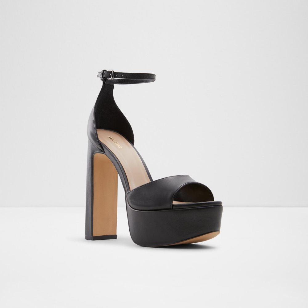 Chaussures Plateforme Aldo Posh High Sandal - Noir Femme | JZDE-73678743