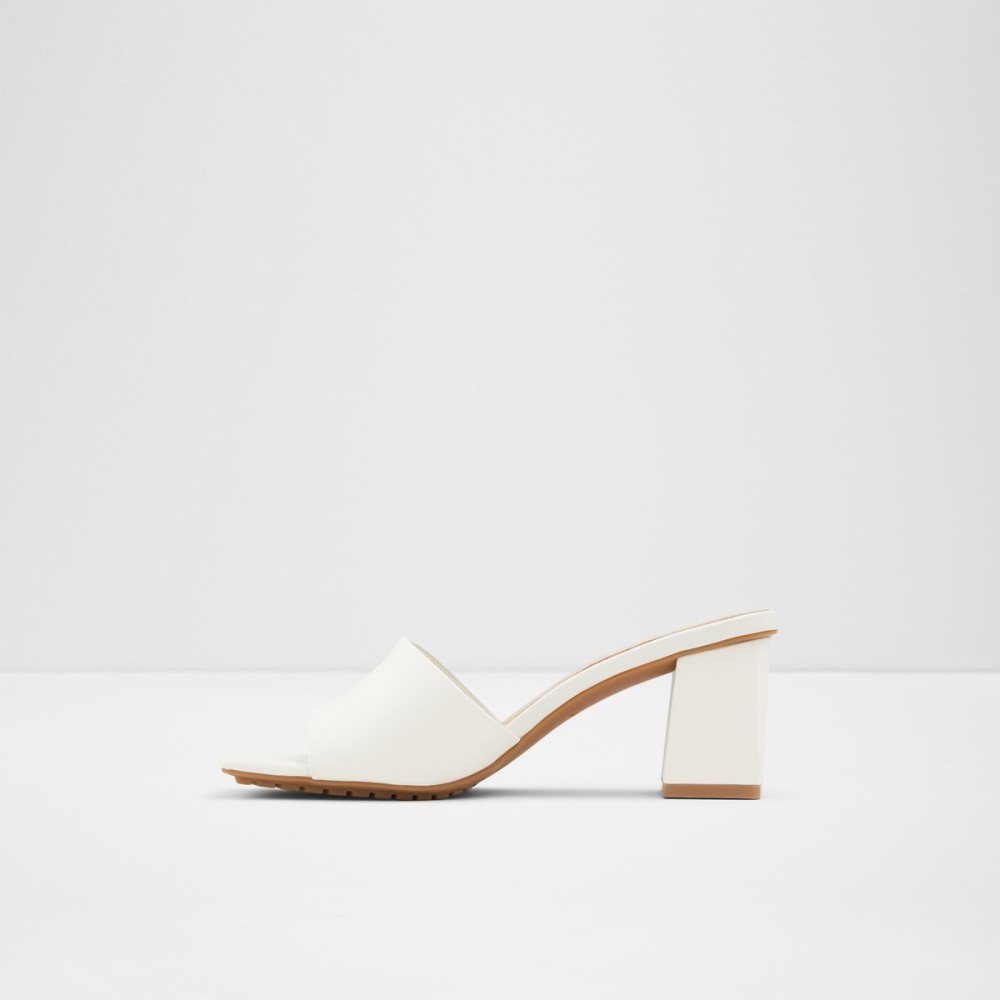 Talon Bloc Aldo Velalith High Sandal - Blanche Femme | YHQJ-50696849