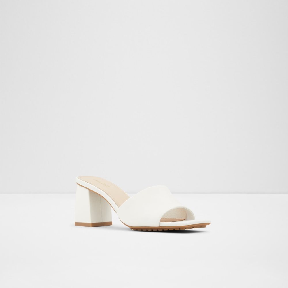 Talon Bloc Aldo Velalith High Sandal - Blanche Femme | YHQJ-50696849