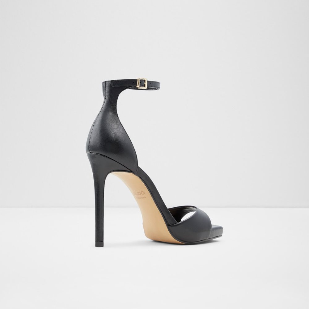 Chaussures Plateforme Aldo Livia High Sandal - Noir Femme | ZUAF-24900292