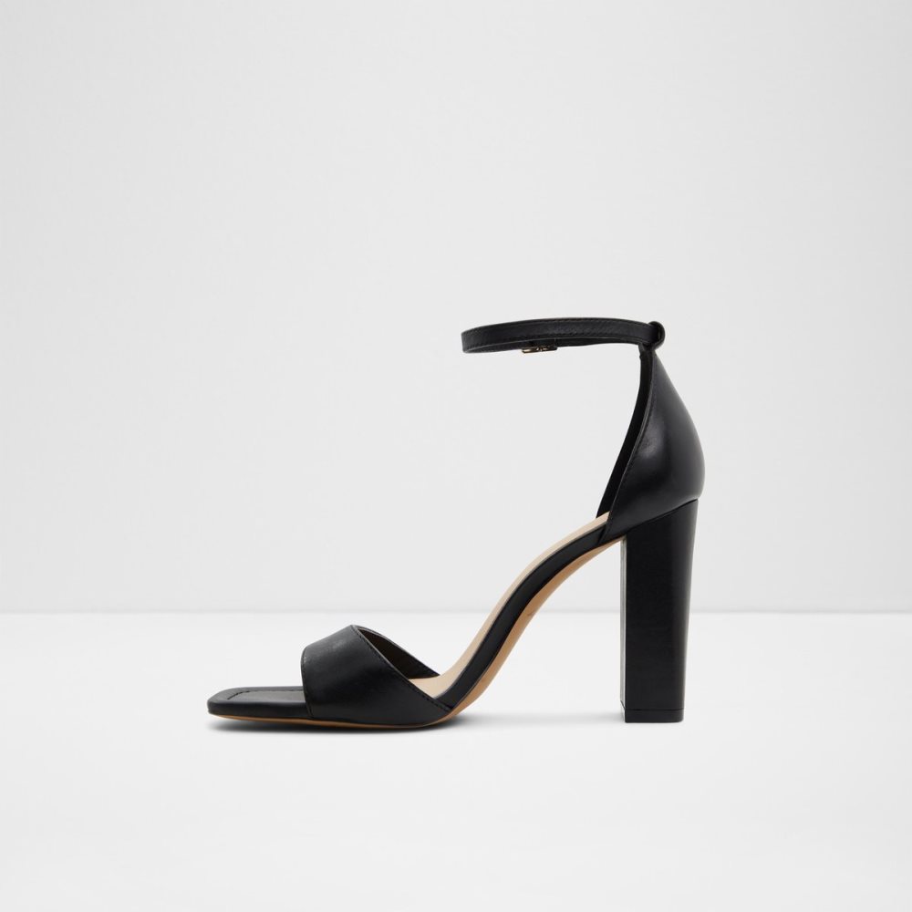 Talon Bloc Aldo Enaegyn Brides Talons Sandal - Cup Sole Noir Femme | PGMG-80352588