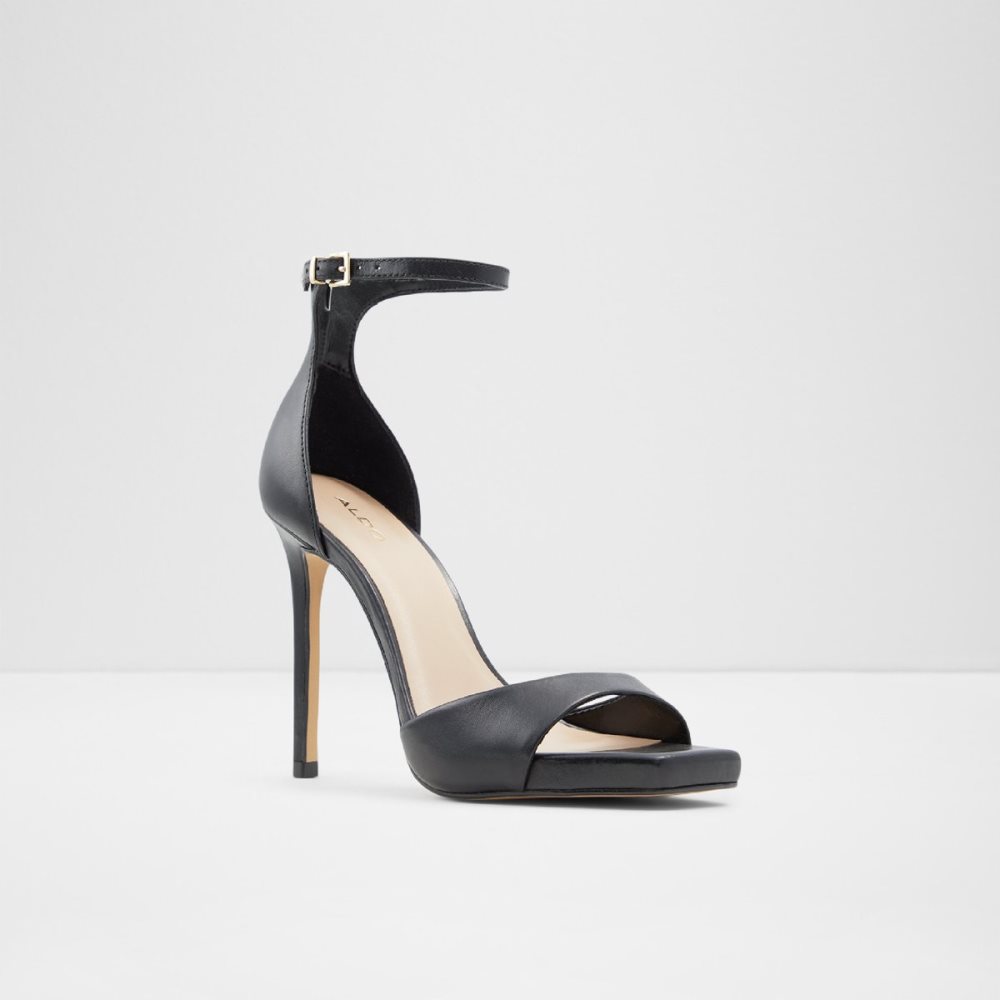 Chaussures Plateforme Aldo Livia High Sandal - Noir Femme | ZUAF-24900292