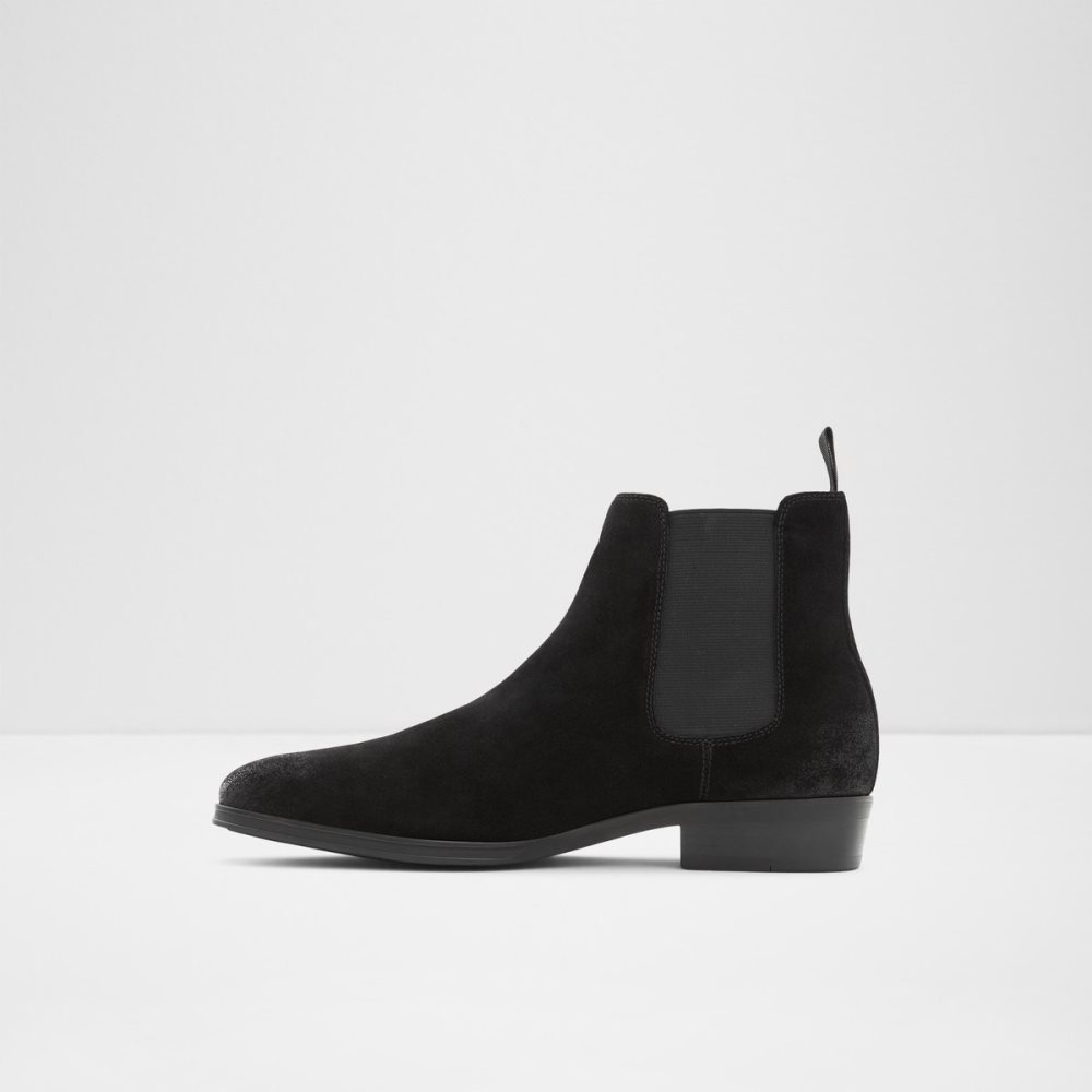 Bottines Chelsea Aldo Cord Noir Homme | YKGP-41009203