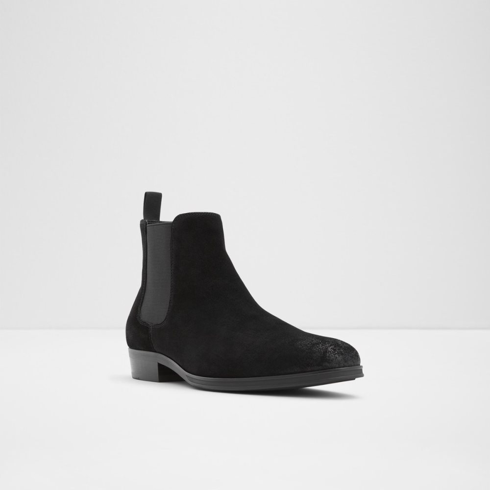 Bottines Chelsea Aldo Cord Noir Homme | YKGP-41009203