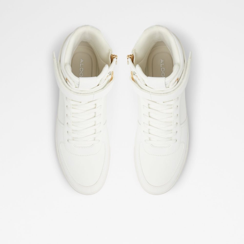 Baskets Aldo Sethen High Top - Cup Sole Blanche Homme | LJDQ-90656378