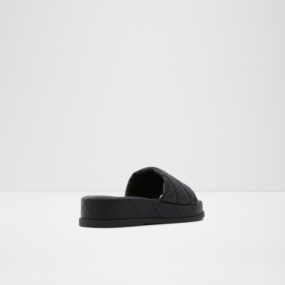 Sandales Aldo Carreaux Claquette Sandal - Flatform Noir Femme | SRFZ-79174346