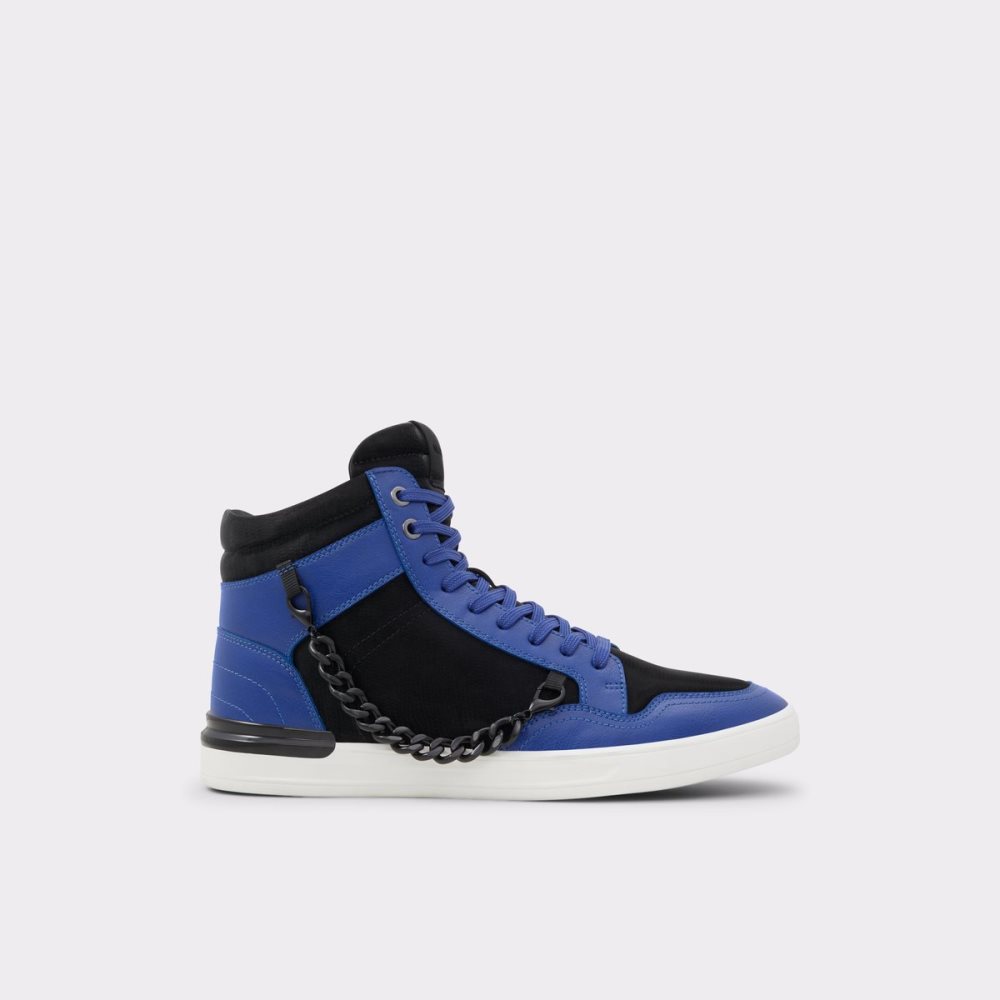 Baskets Aldo Popgrand High Top - Cup Sole Bleu Homme | QPHP-46382738