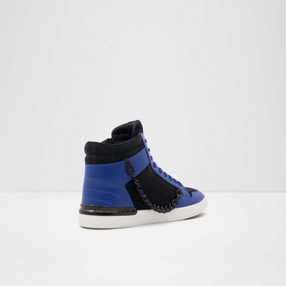 Baskets Aldo Popgrand High Top - Cup Sole Bleu Homme | QPHP-46382738