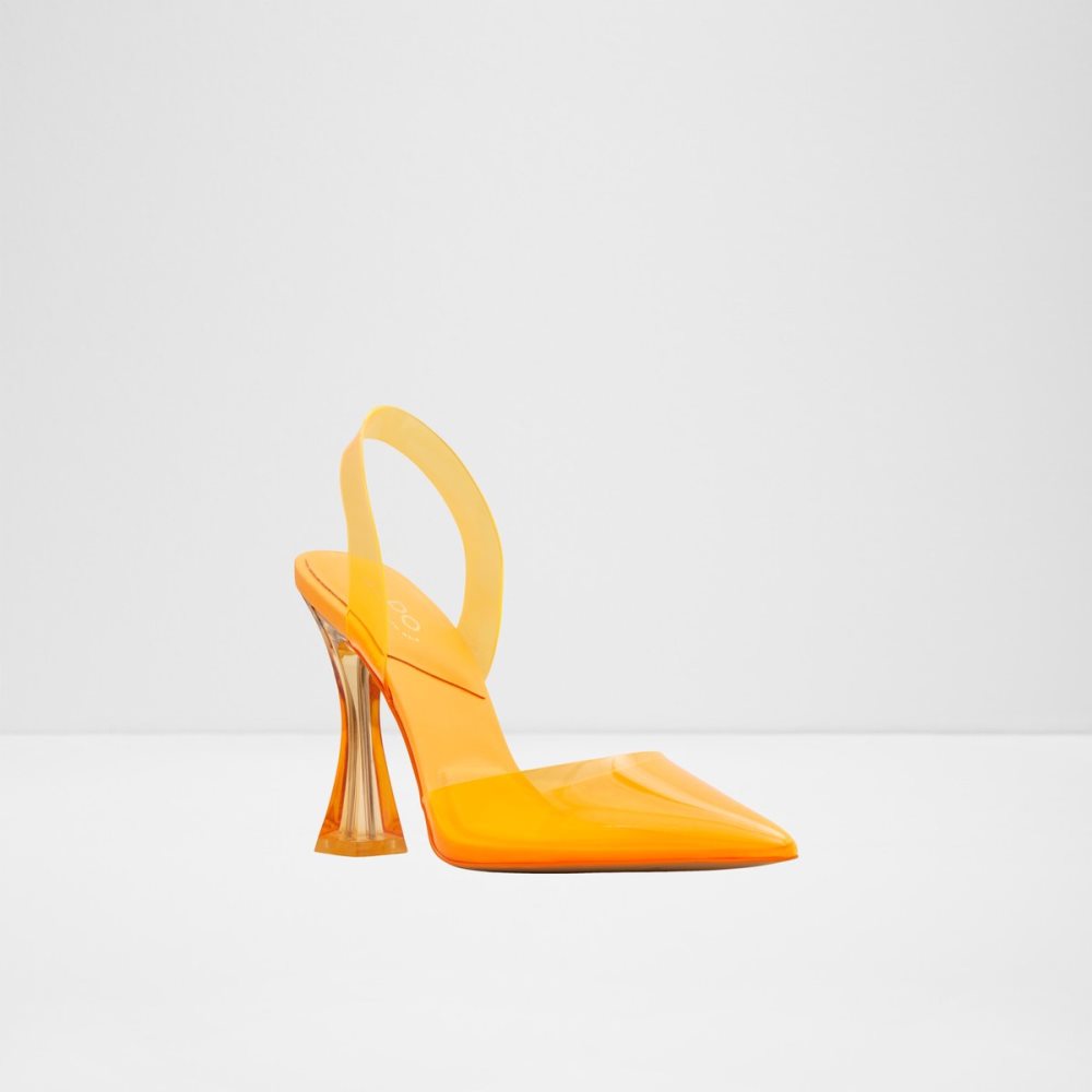 Talon Bloc Aldo Solanti Brides Back High Orange Clair Femme | EVTL-88135620