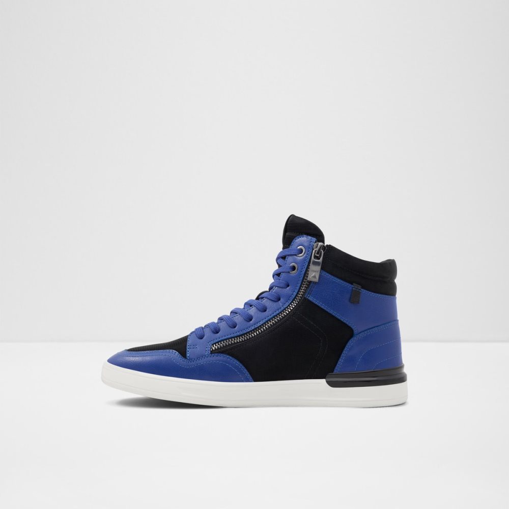 Baskets Aldo Popgrand High Top - Cup Sole Bleu Homme | QPHP-46382738