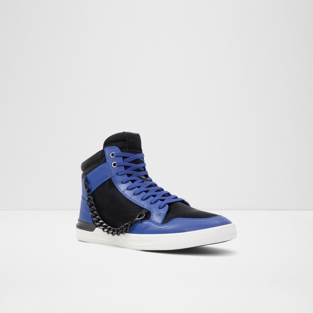 Baskets Aldo Popgrand High Top - Cup Sole Bleu Homme | QPHP-46382738