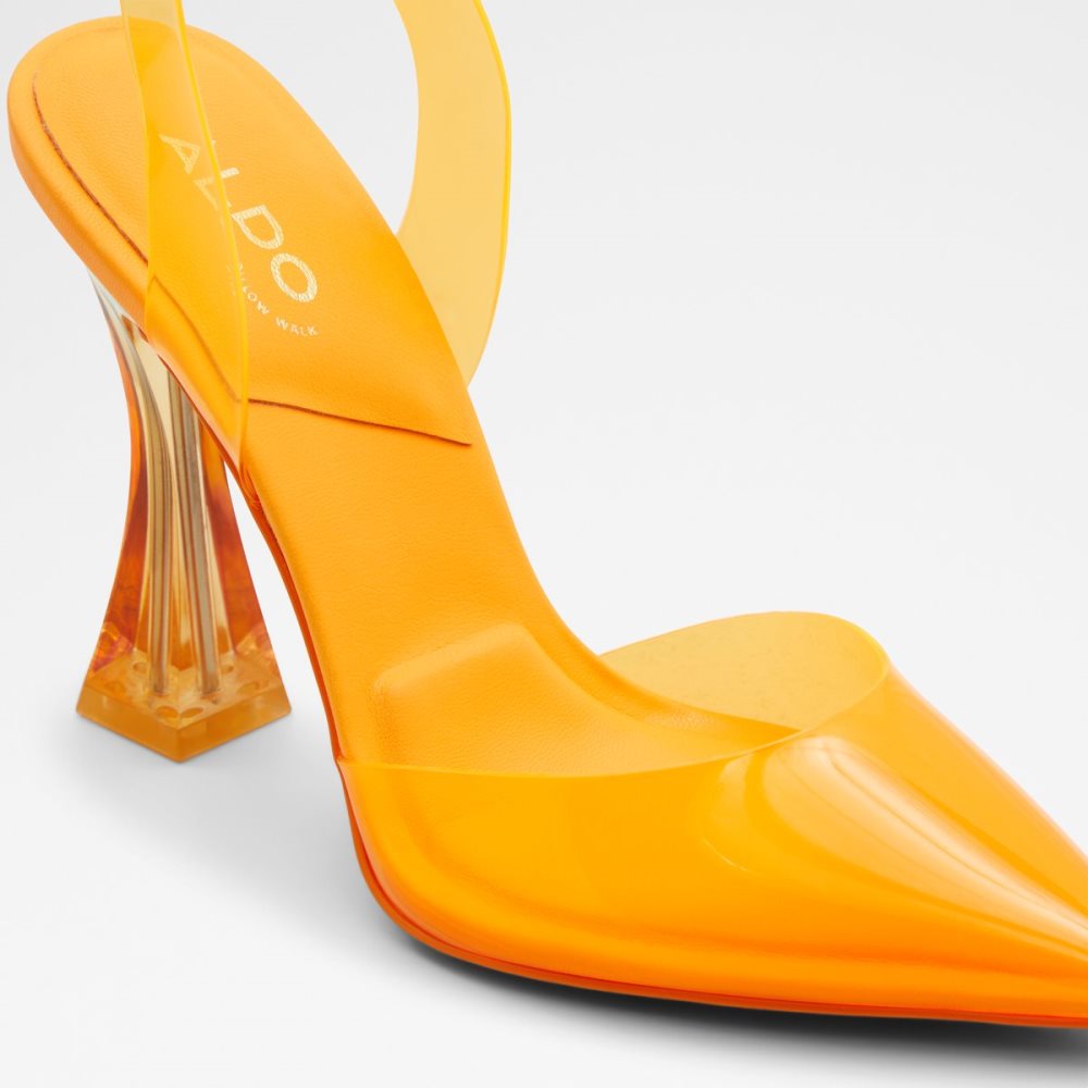 Talon Bloc Aldo Solanti Brides Back High Orange Clair Femme | EVTL-88135620