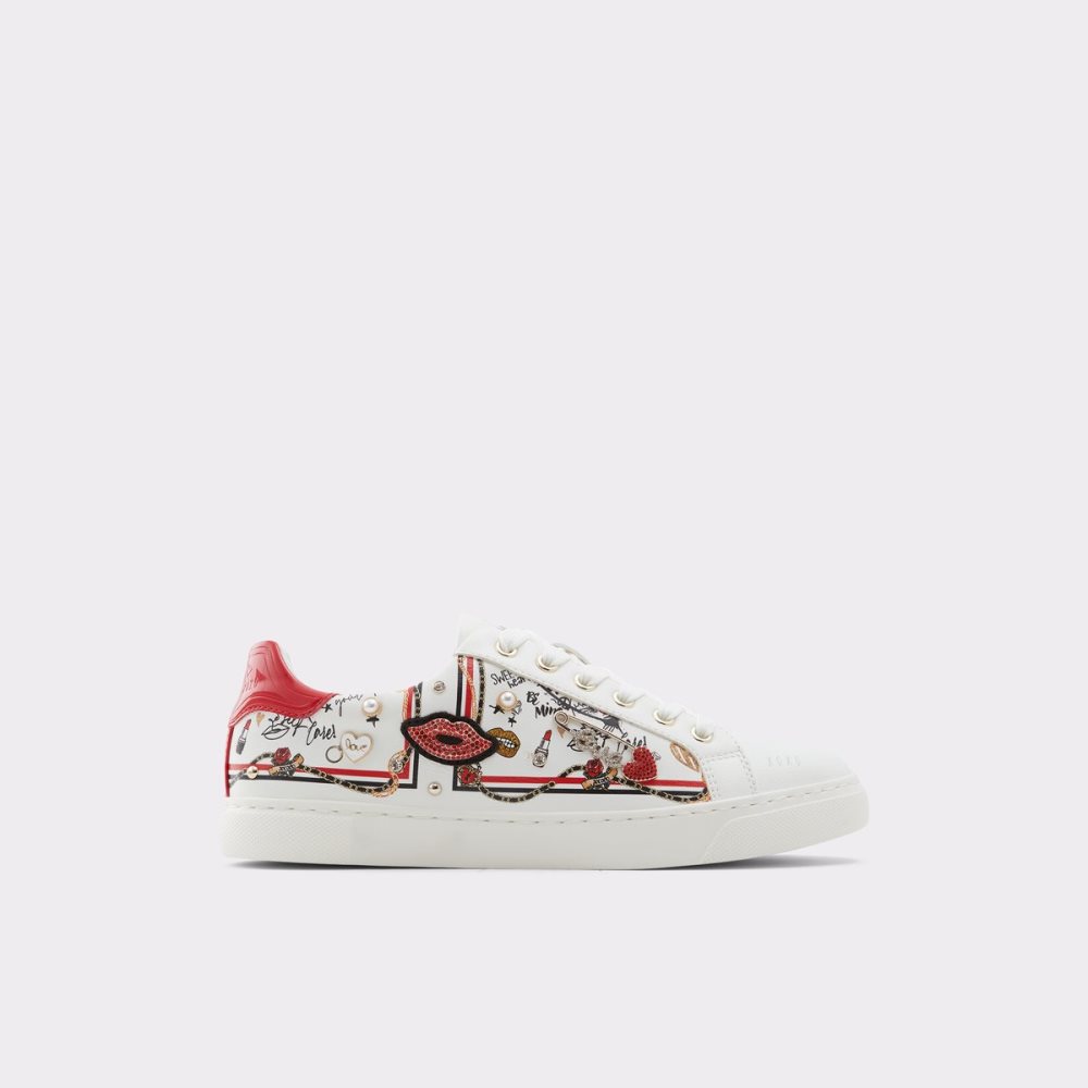 Baskets Aldo Meday Low Top Blanche Femme | JFBG-72971277