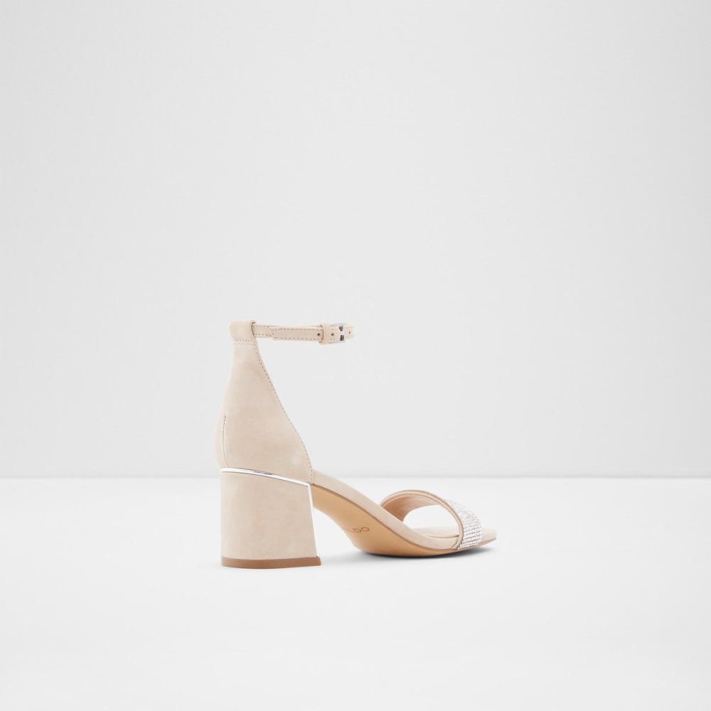 Talon Bloc Aldo Kedeaviel High Sandal Beige Femme | ANOG-26633332