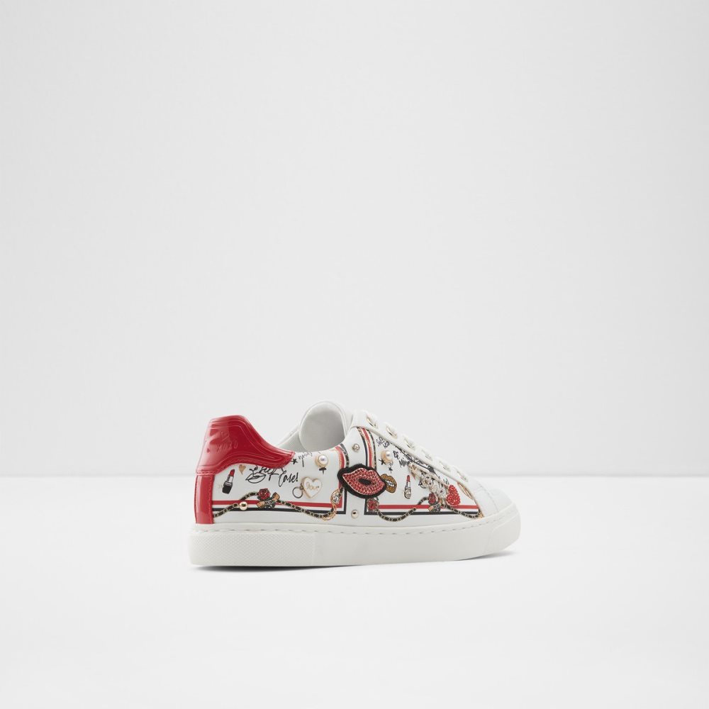 Baskets Aldo Meday Low Top Blanche Femme | JFBG-72971277