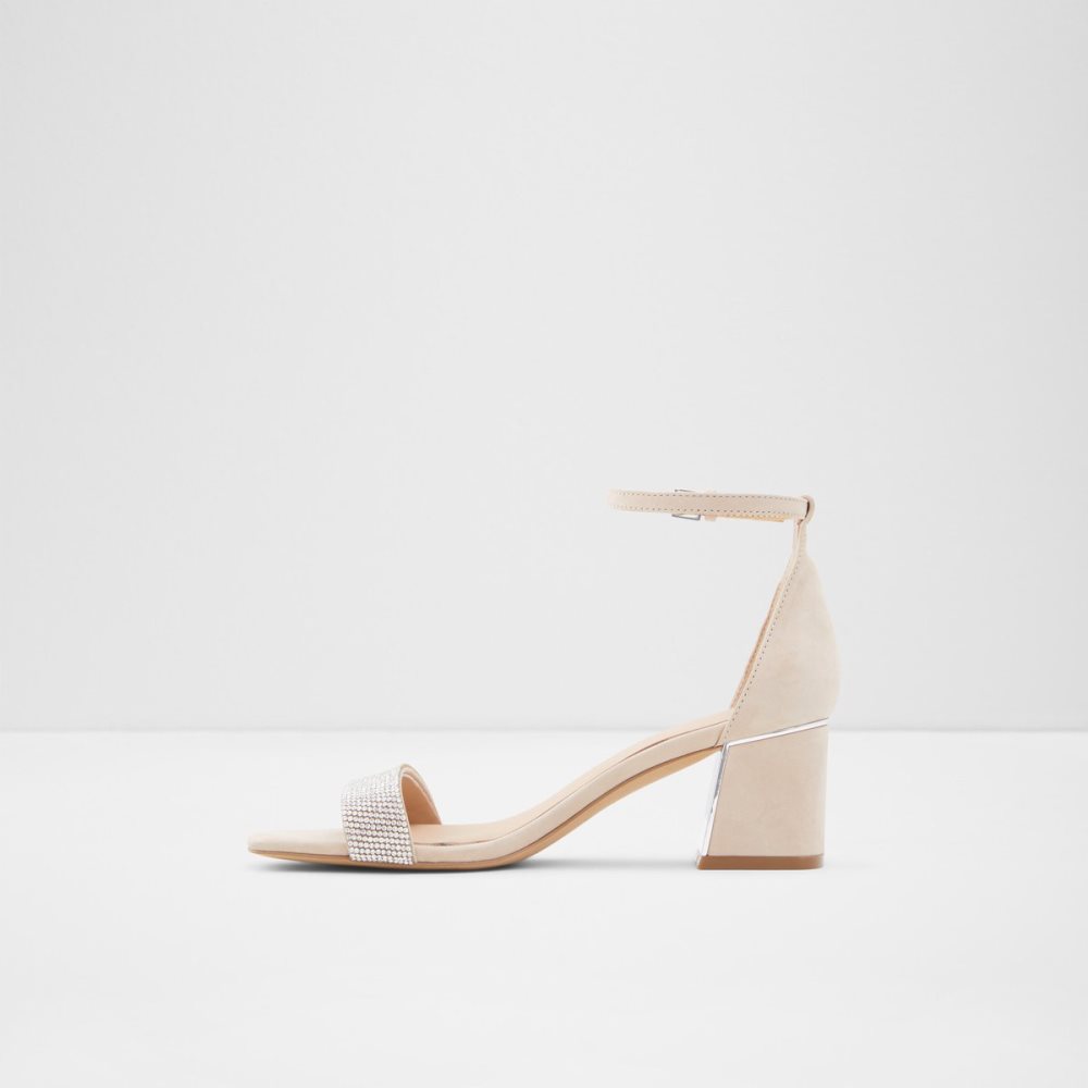 Talon Bloc Aldo Kedeaviel High Sandal Beige Femme | ANOG-26633332