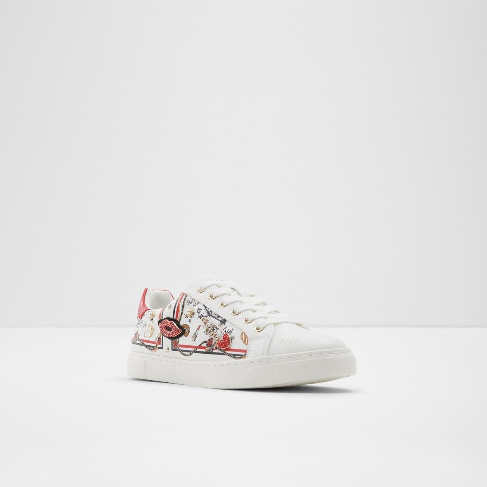 Baskets Aldo Meday Low Top Blanche Femme | JFBG-72971277