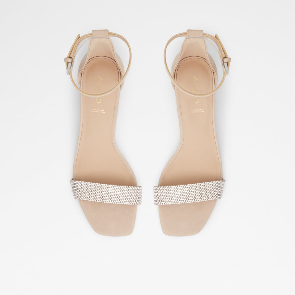 Talon Bloc Aldo Kedeaviel High Sandal Beige Femme | ANOG-26633332