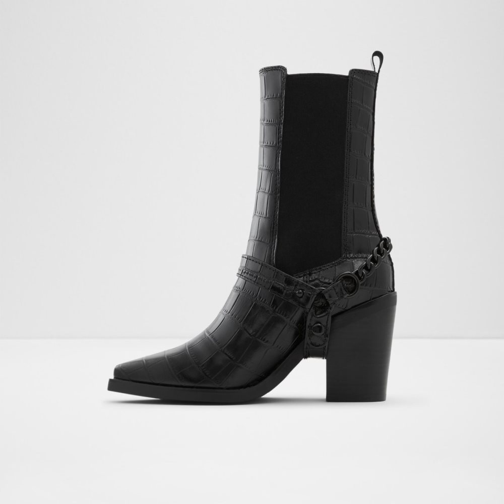 Bottines Chelsea Aldo Campera Western - Noir Femme | XGNE-77139913