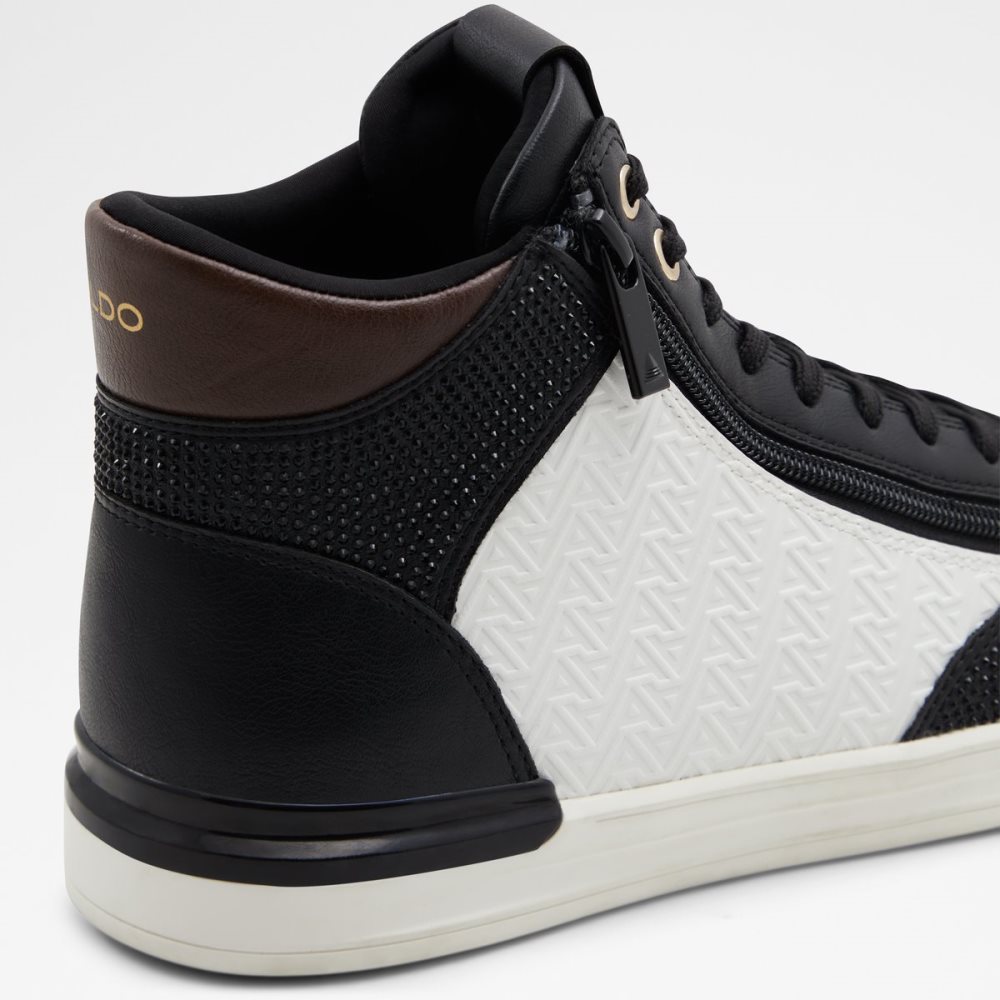 Baskets Aldo Sauerbergg High Top - Cup Sole Noir Homme | ASEN-77800243