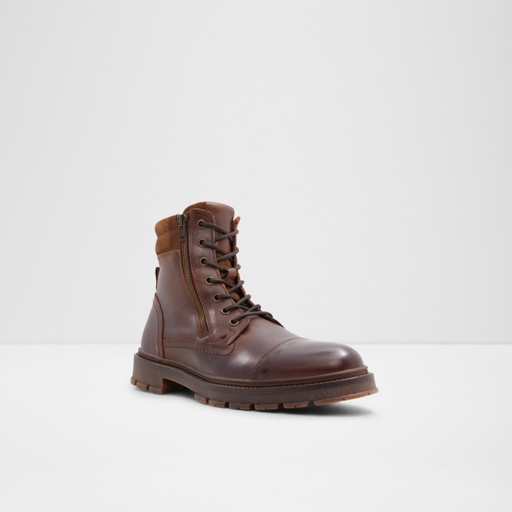 Bottes Habillées Aldo Caleseth Dentelle-up Marron Clair Homme | CUKL-20935557