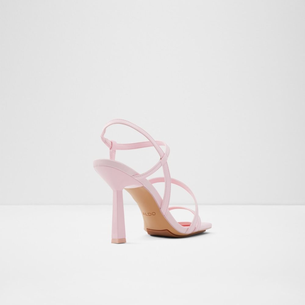 Talons Aldo Luvly Lanières High Sandal - Stiletto Rose Femme | QPPE-87736603