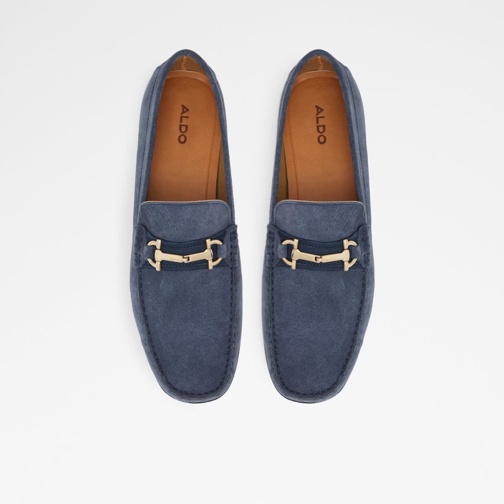 Loafers Aldo Scuderia Driving Bleu Marine Homme | NFMP-70732683