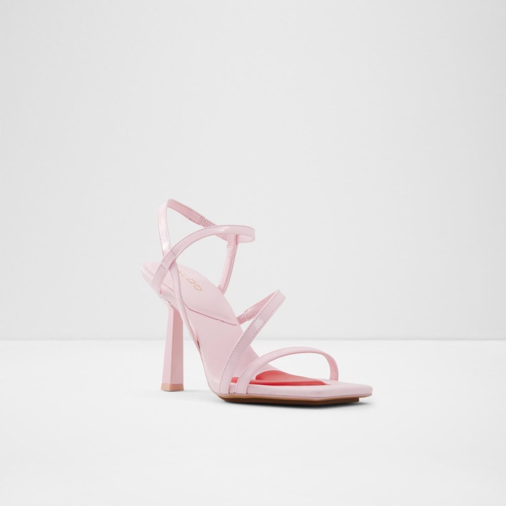 Talons Aldo Luvly Lanières High Sandal - Stiletto Rose Femme | QPPE-87736603