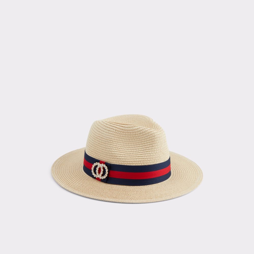 Chapeaux Aldo Aboha Fedora Beige Femme | FHMV-77349047