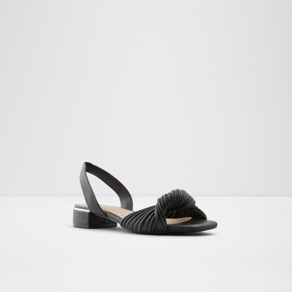 Talon Bloc Aldo Nabila Claquette Sandal Noir Femme | MKWO-27504881