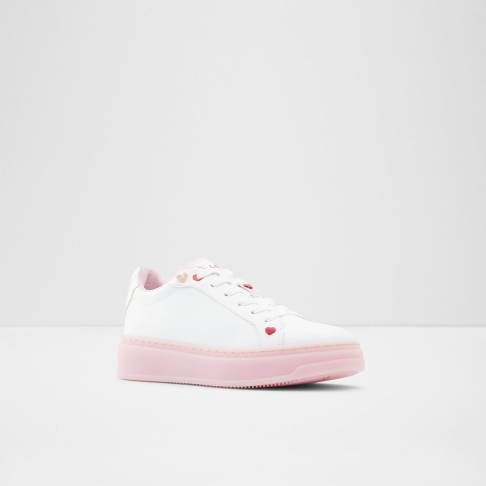 Baskets Aldo Rosecloud Low Top Blanche Femme | LYXK-57645237