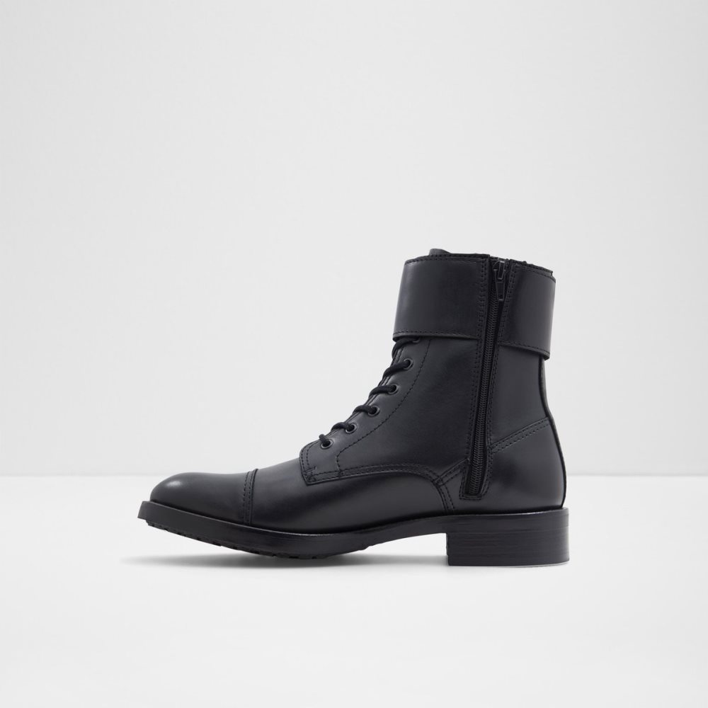 Bottes Habillées Aldo Wicerrag Dentelle-up Noir Homme | KEPO-10839237