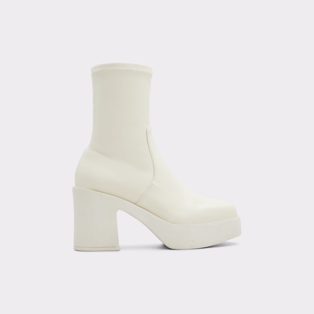 Bottines Aldo Upstep Blanche Femme | XQDZ-60216123