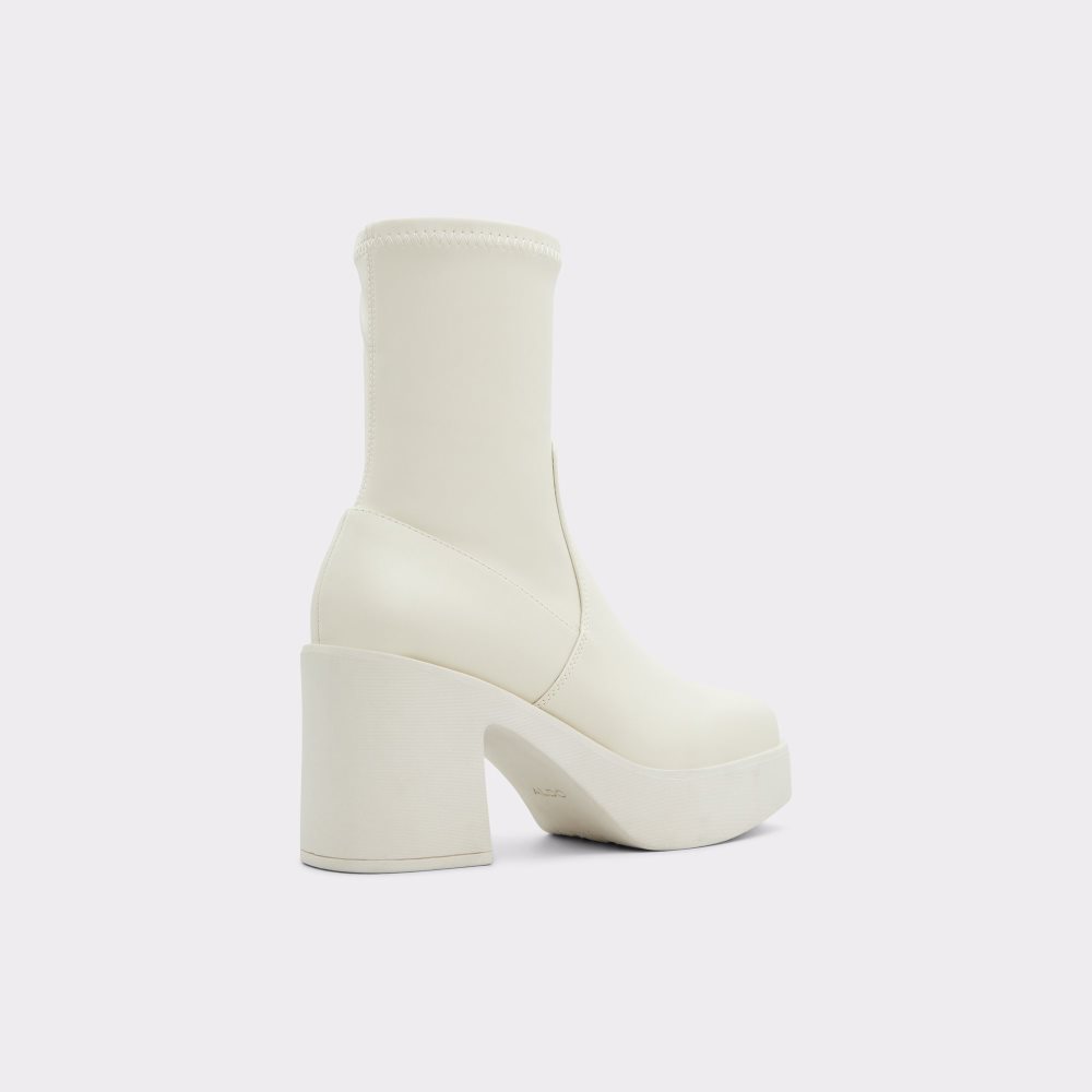 Bottines Aldo Upstep Blanche Femme | XQDZ-60216123