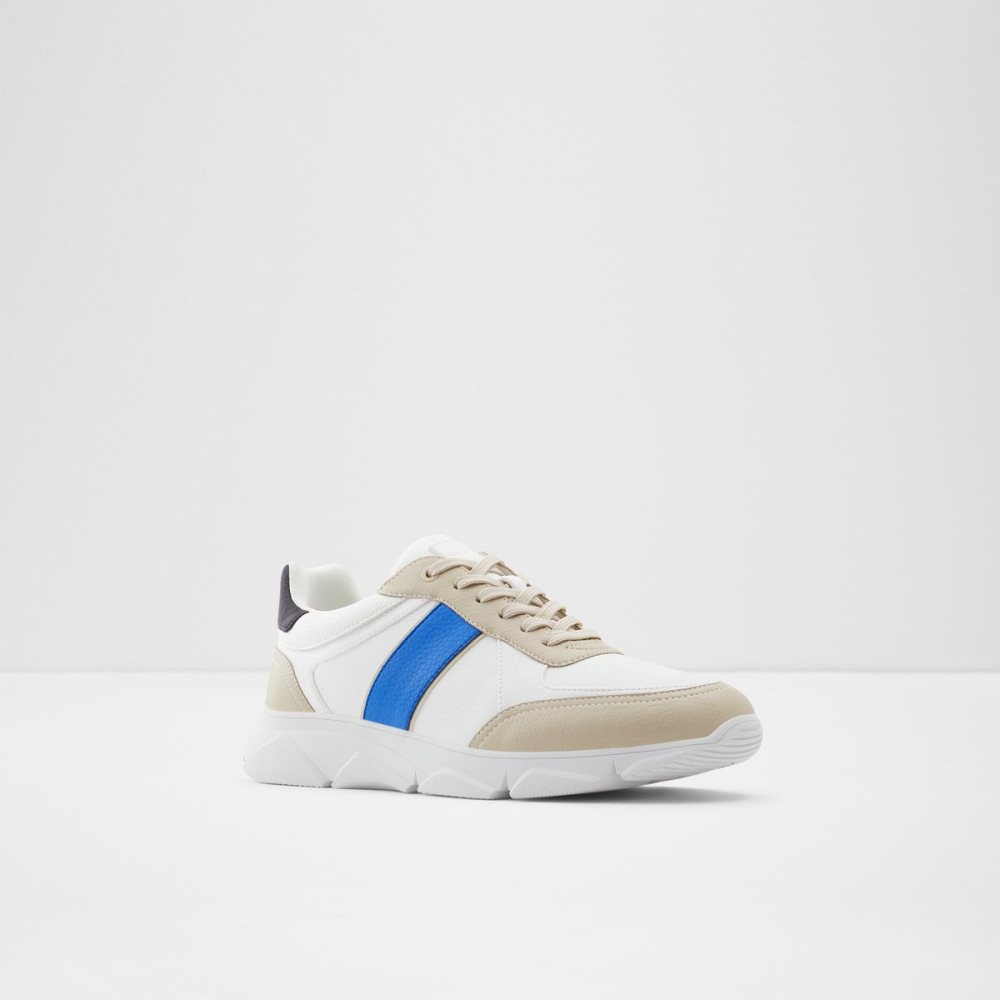 Baskets Aldo Murvaise Jogger Sole Blanche Bleu Marine Homme | RFJN-95612366