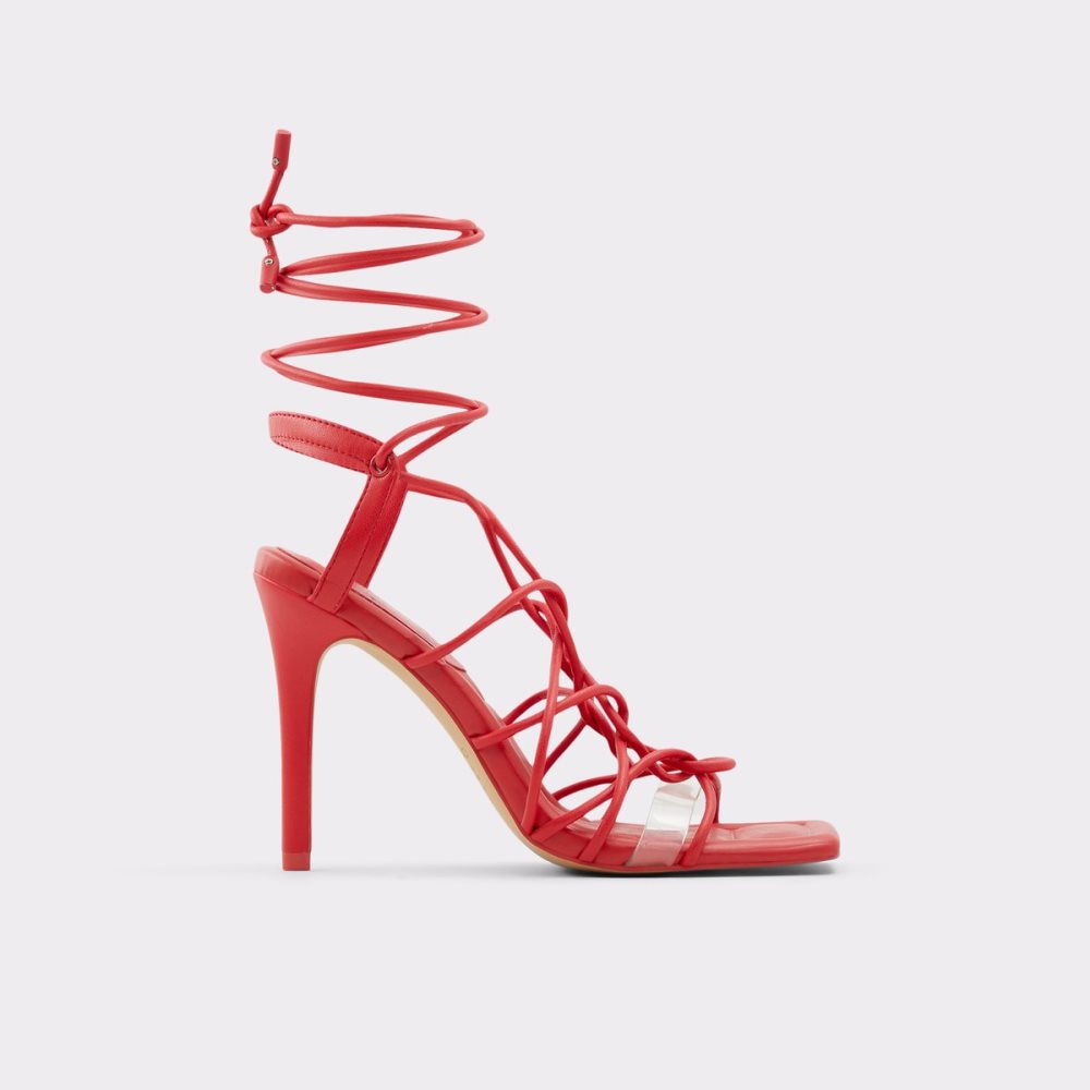 Talons Aldo Truelove Lanières Talons Sandal - Stiletto Rouge Femme | DPBQ-17708819