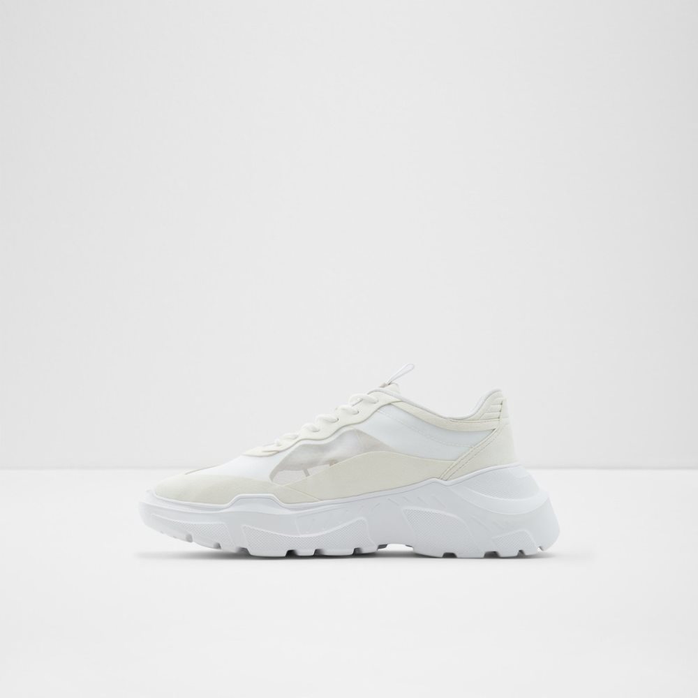 Baskets Aldo Quicksole Low Top - Jogger Sole Blanche Homme | QXNM-95016959