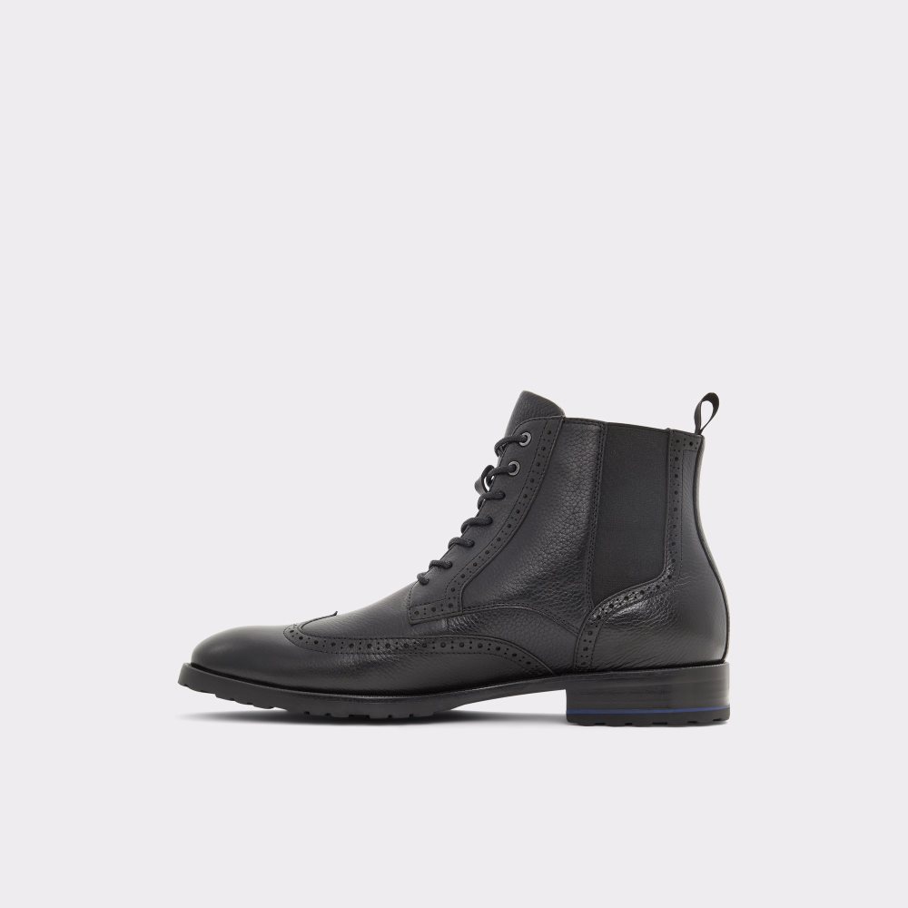 Bottes Habillées Aldo Salinger Dentelle-up Noir Homme | FYKN-01961354