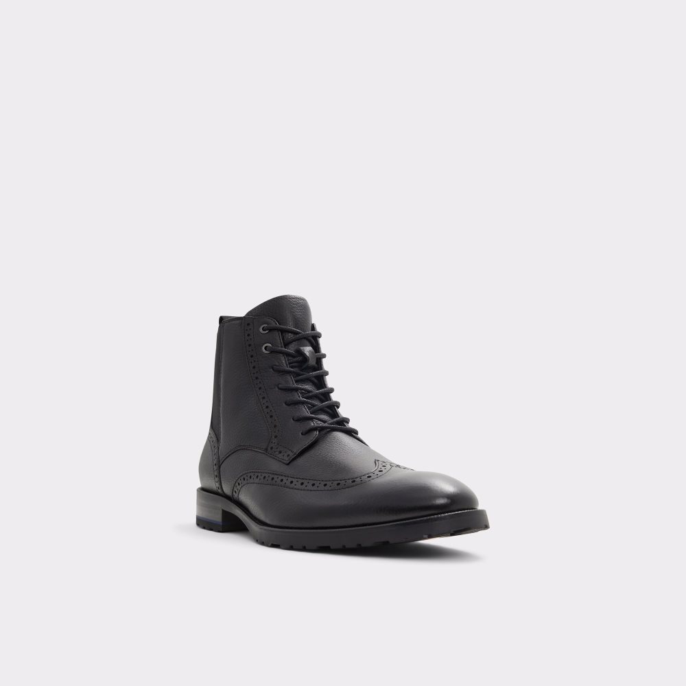 Bottes Habillées Aldo Salinger Dentelle-up Noir Homme | FYKN-01961354