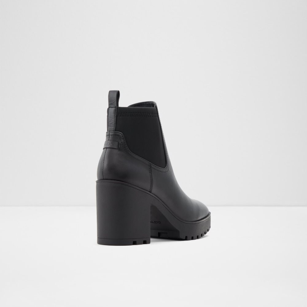 Bottines Chelsea Aldo Chetta - Lug Sole Noir Femme | EEED-56771720