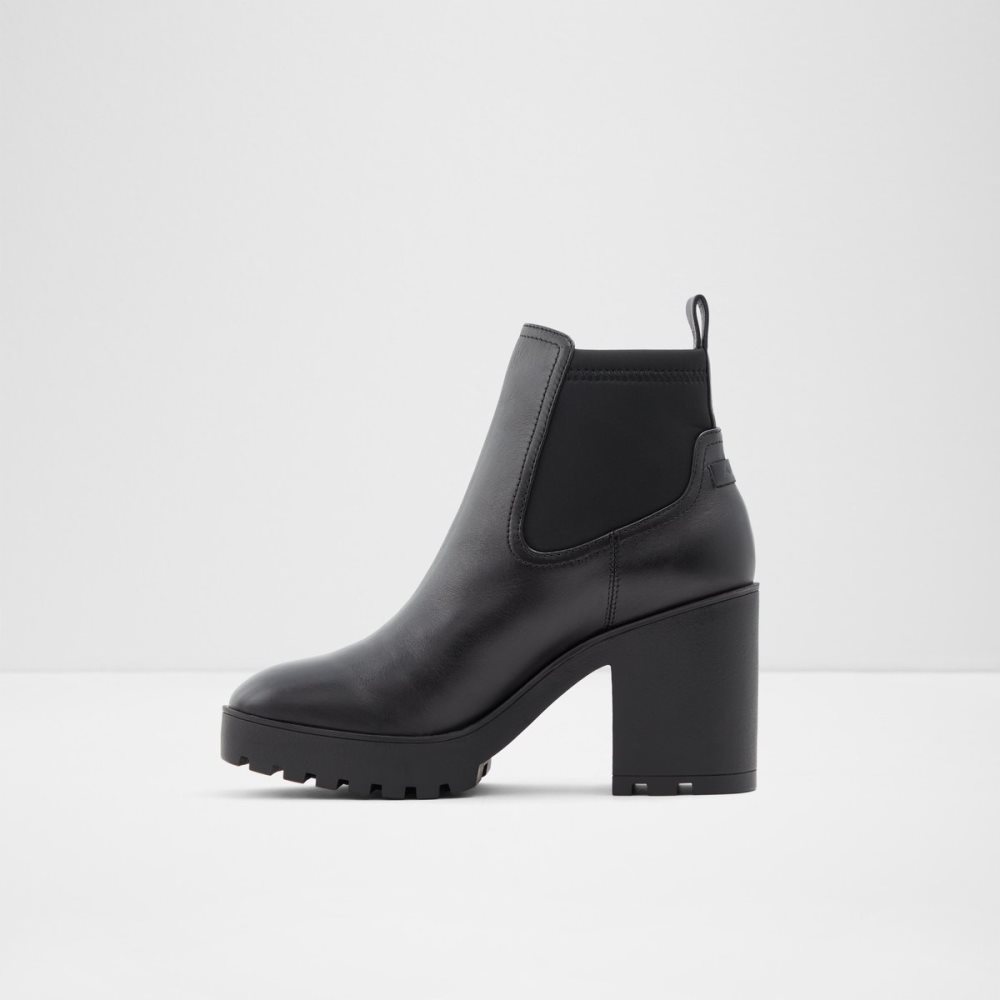 Bottines Chelsea Aldo Chetta - Lug Sole Noir Femme | EEED-56771720