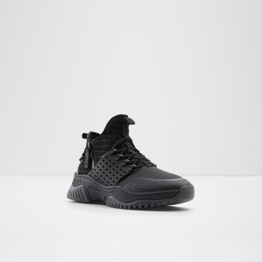 Bottes de Pluie Aldo Adweis High Top - Jogger Sole Noir Homme | PWKT-30000586