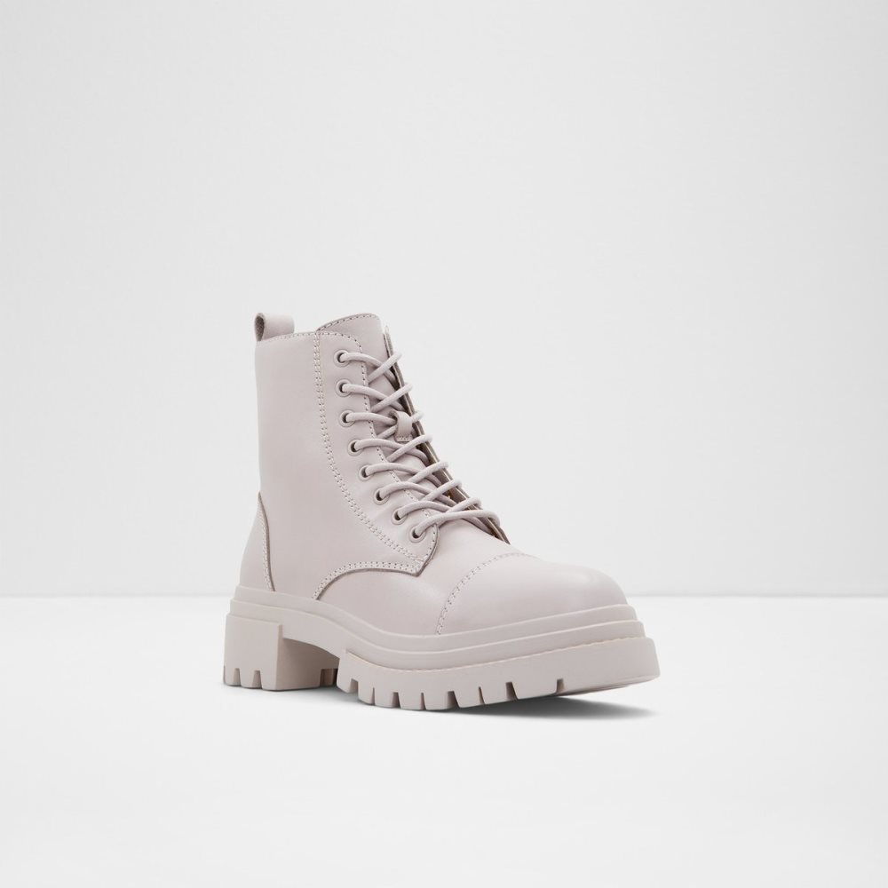 Bottes de combat Aldo Bigmark - Lug Sole Grise Femme | QQHY-03708597