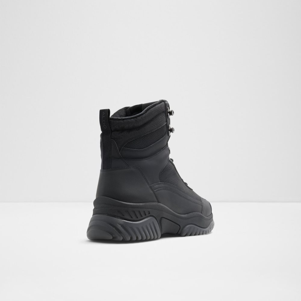 Bottes de Pluie Aldo Mountrock High Top - Jogger Sole Noir Homme | XJPS-98133885