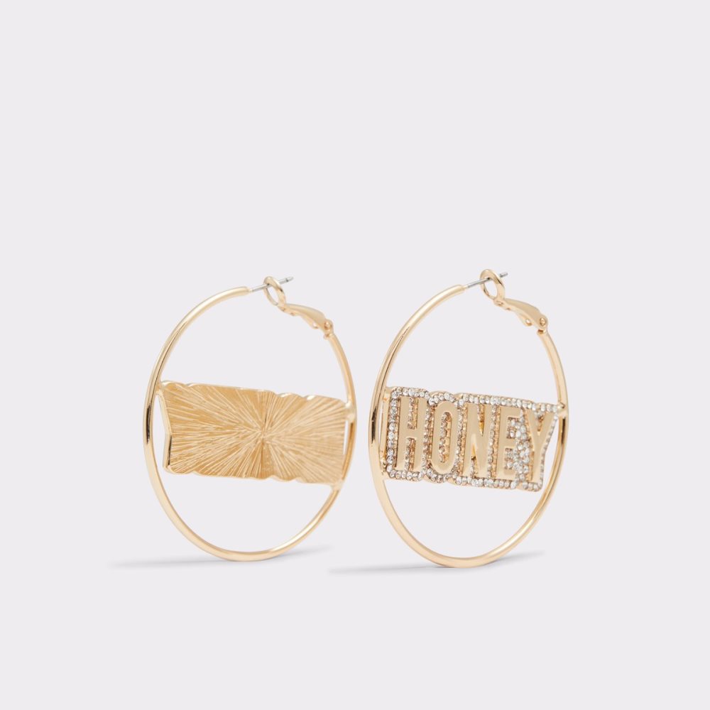 Boucle d'oreille Aldo Honeyy-e Statement Doré Multicolore Femme | FJEC-71339360