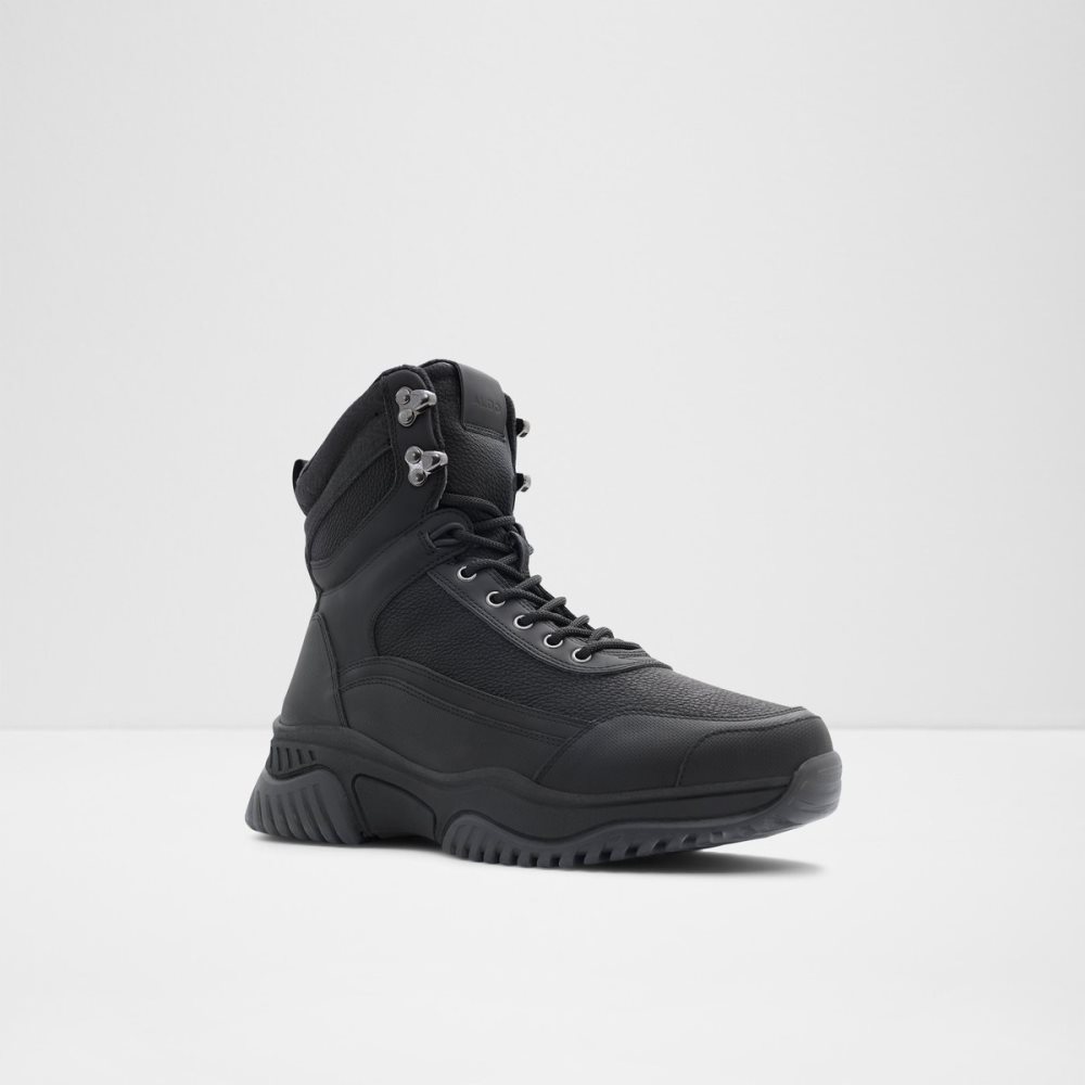 Bottes de Pluie Aldo Mountrock High Top - Jogger Sole Noir Homme | XJPS-98133885