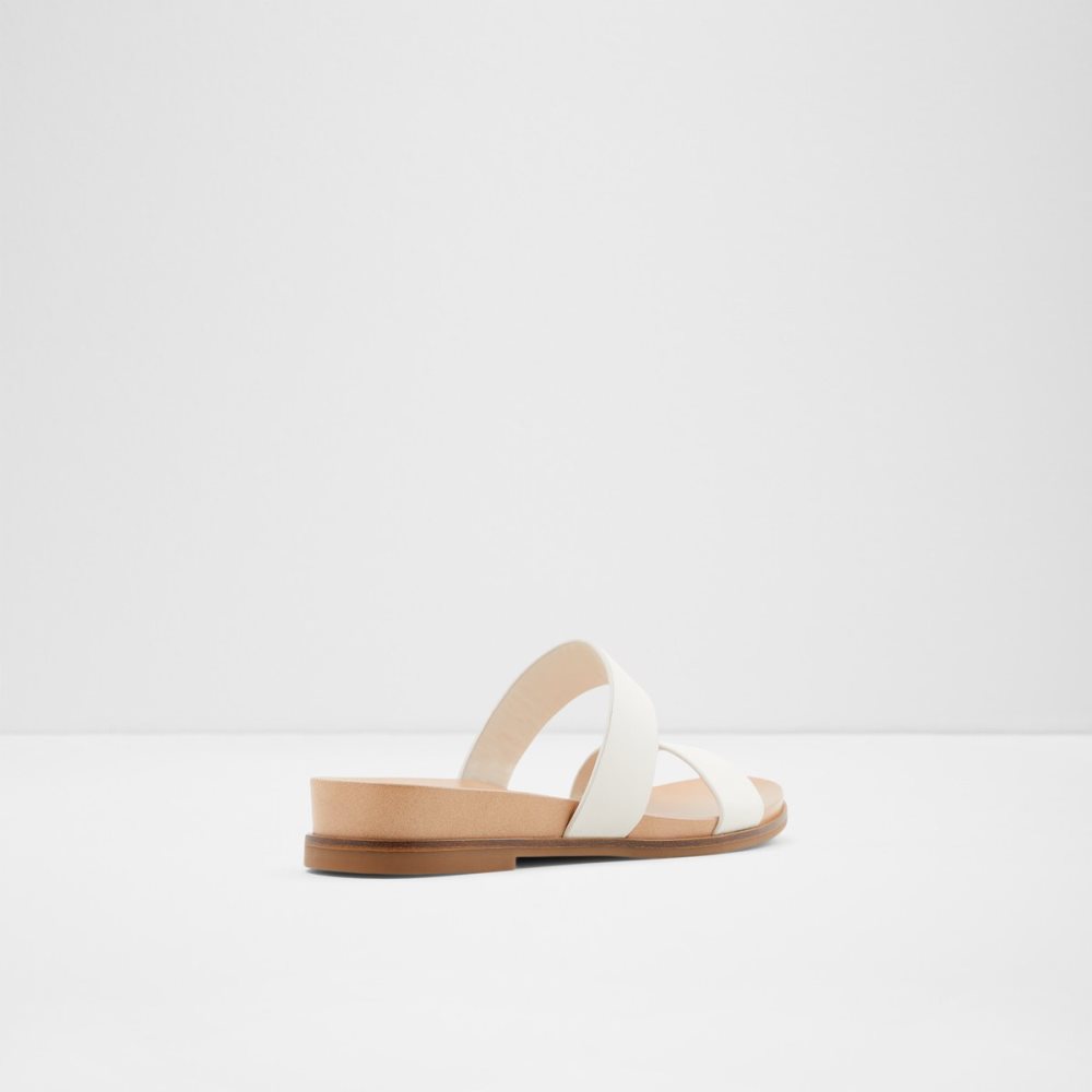 Sandales Aldo Aliawen Claquette Sandal Blanche Femme | FFEQ-96651740