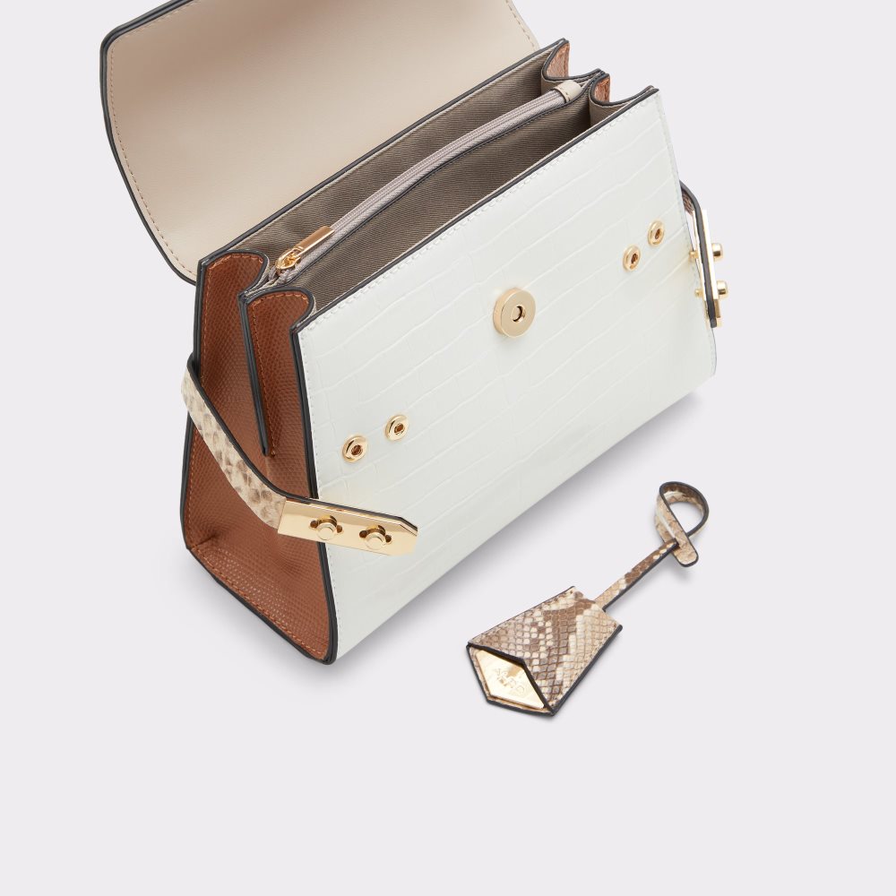 Sac à Main Aldo Agrolia Top Handle Blanche Multicolore Femme | KTPI-01846643