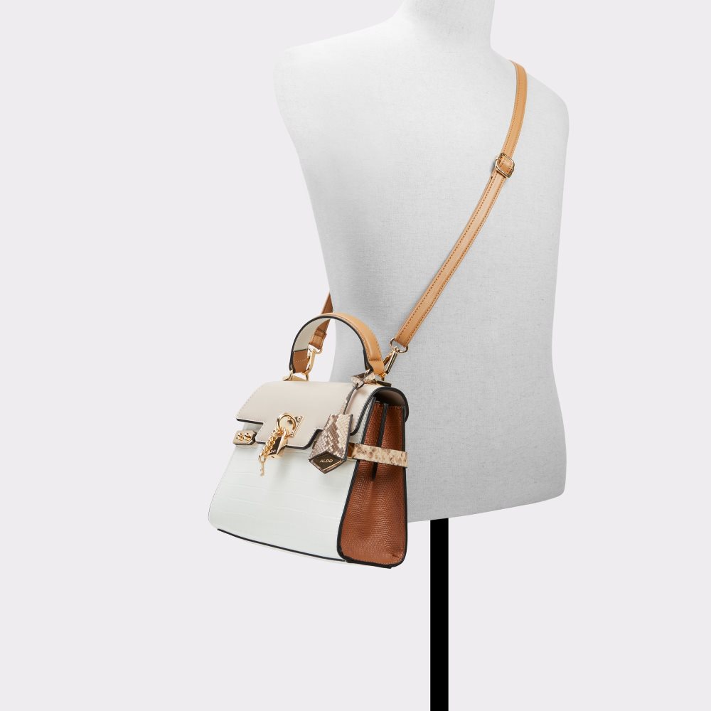 Sac à Main Aldo Agrolia Top Handle Blanche Multicolore Femme | KTPI-01846643