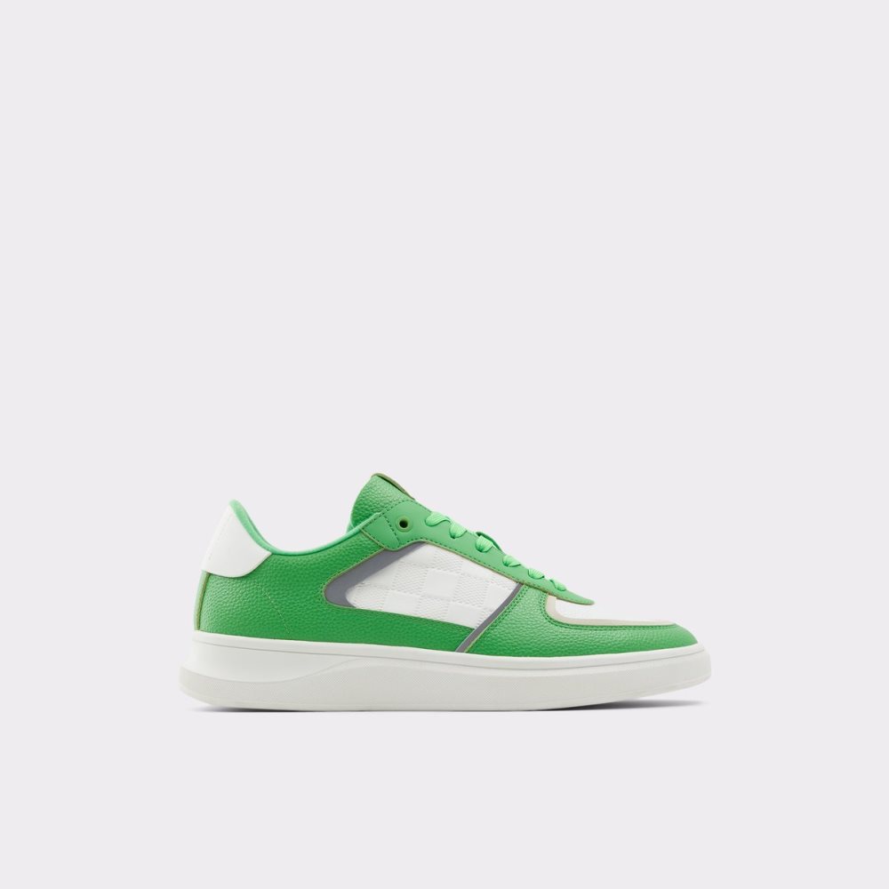 Baskets Aldo Popwalk Low Top - Cup Sole Vert Homme | AGVB-32889004